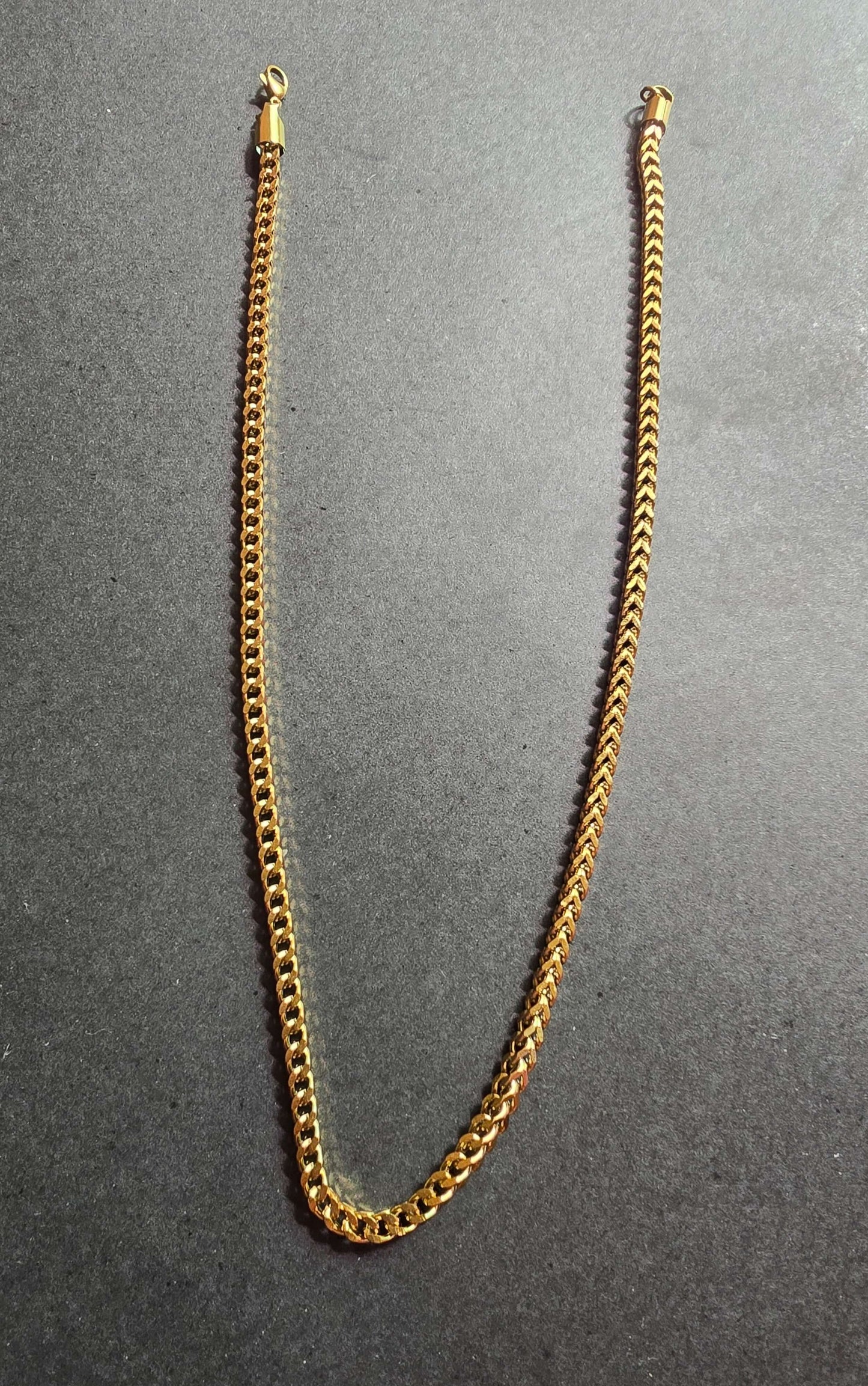 The Golden Grain – 4mm Interwoven Wheat ✨