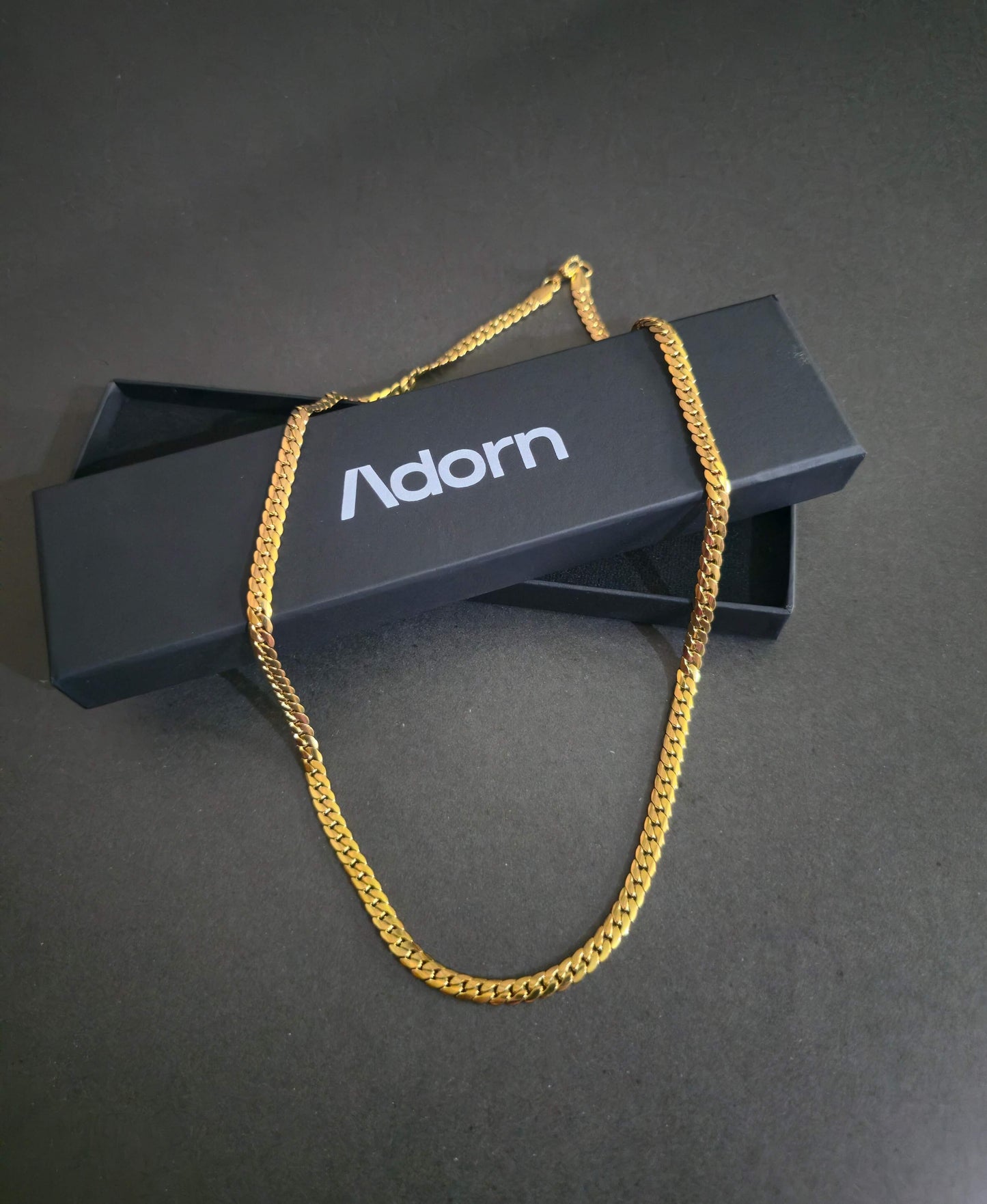 Flat Wheat Link Gold Chain 🪙