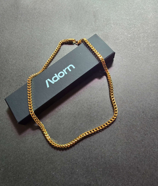 The Golden Grain – 4mm Interwoven Wheat ✨