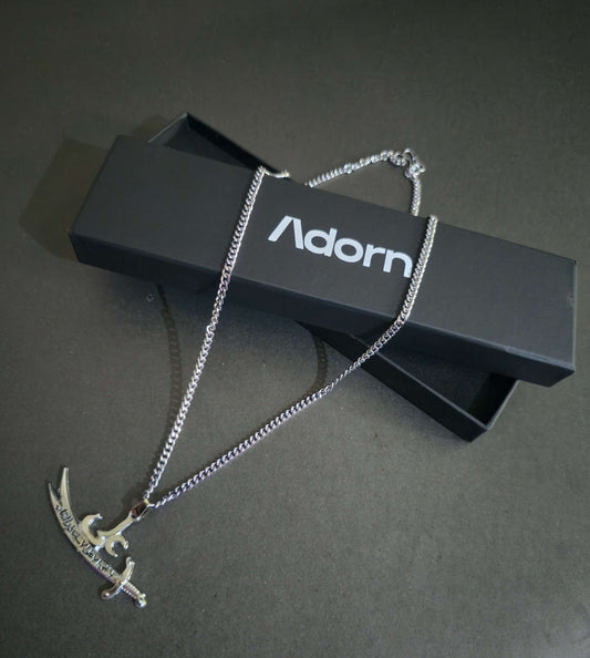 The Warrior’s Edge – Zulfiqar Saber Pendant ⚔️