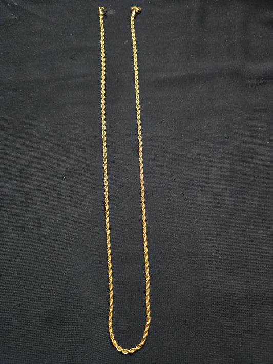 The Aureus Rope – 5mm Diamond-Twist Gold 🔱